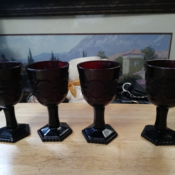 🏫 4 AVON 1876 CAPE COD GLASS🍹🏤 - Picture 6 of 11